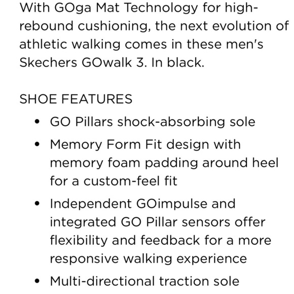 Skechers Go Walk 3 Goga Mat Men’s Black Loafers 12 - Picture 10 of 10